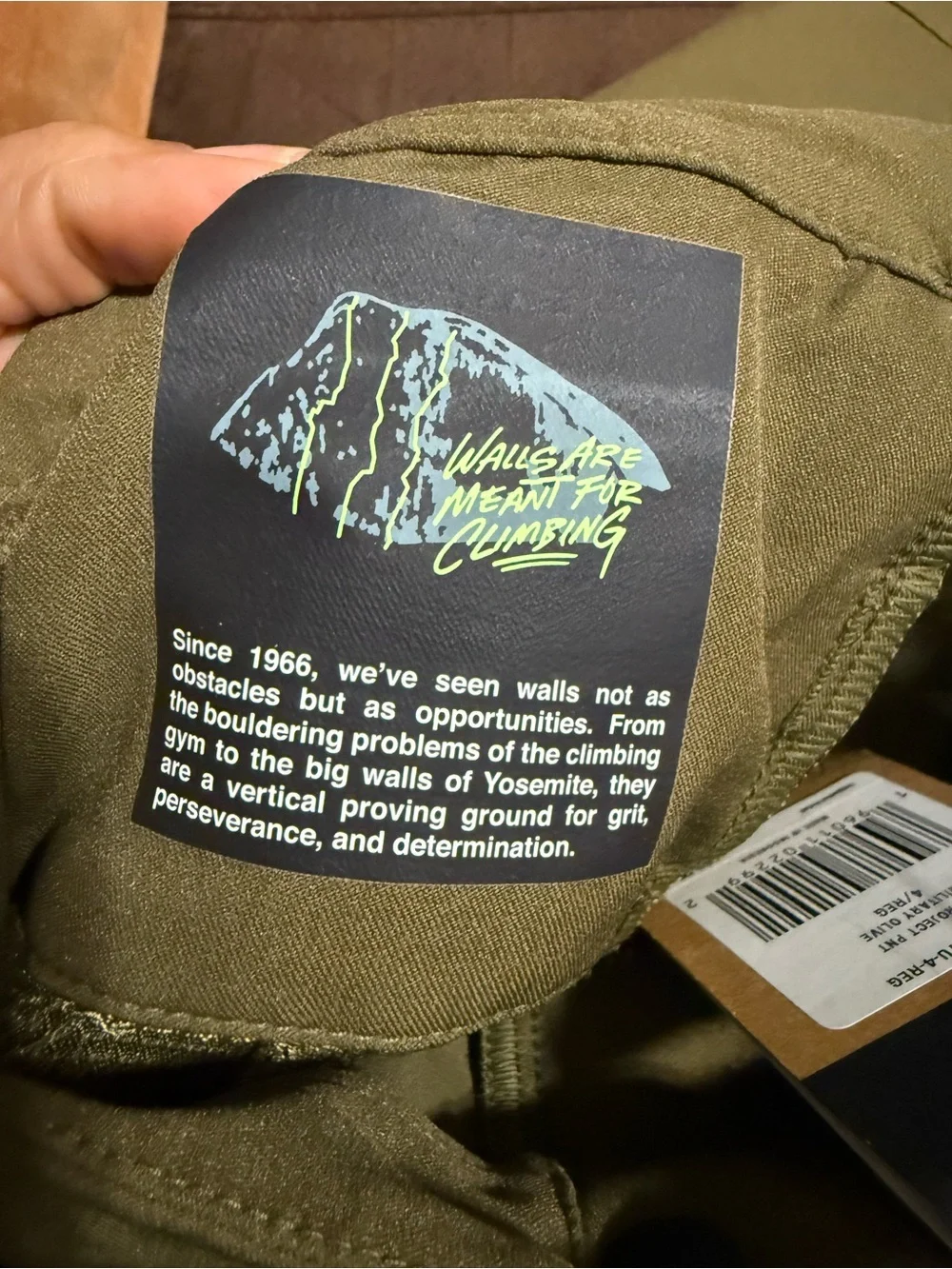 The North Face women’s Cargo Pants in Olive Green